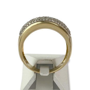 Second hand ring 2 gold 750 diamonds