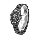 Montre d'occasion Chanel modéle J12 ceramique noir - vue D2