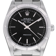 Montre d'occasion ROLEX air king acier mixte automatique