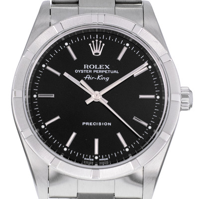Montre d'occasion ROLEX air king acier mixte automatique - vue 1