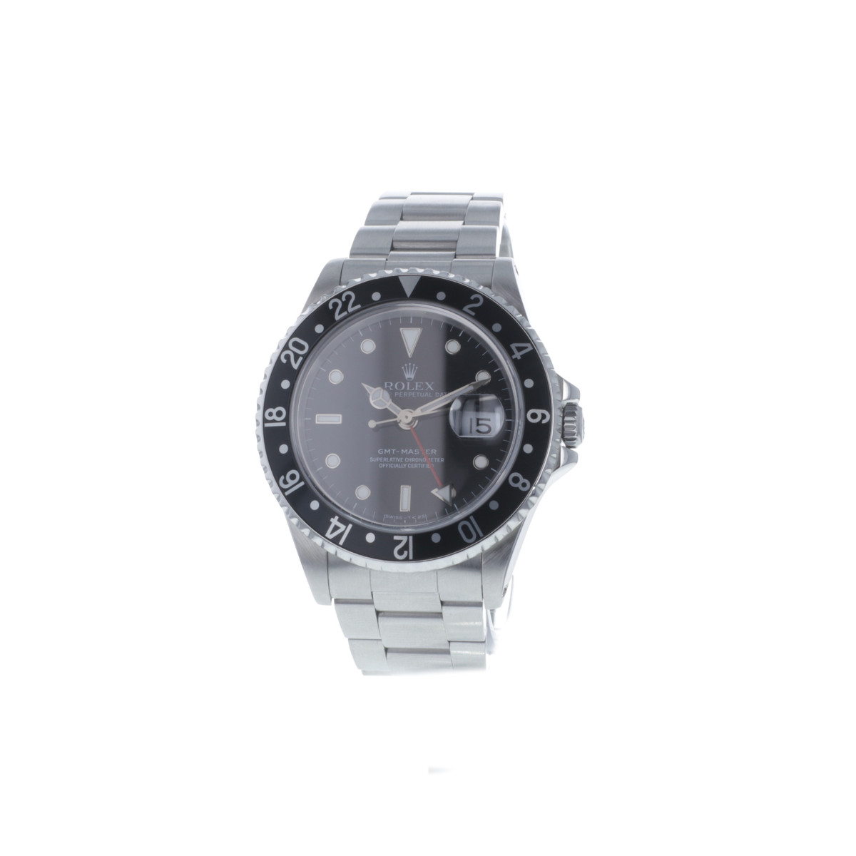 * Montre d'occasion ROLEX gmt master acier homme automatique - vue D1