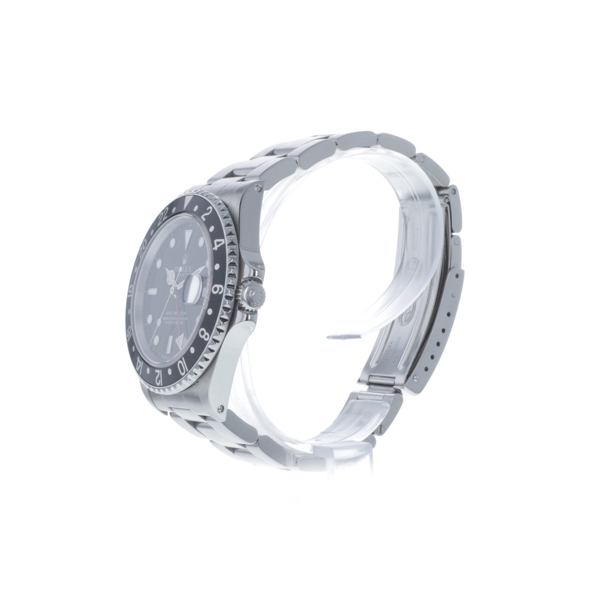 * Montre d'occasion ROLEX gmt master acier homme automatique - vue D2