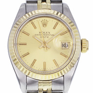 Montre ROLEX OP Date 26 acier femme automatique