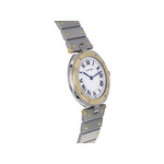 Montre d'occasion Cartier santos ronde femme - vue 2