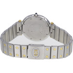 Montre d'occasion Cartier santos ronde femme - vue 3