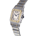 Montre d'occasion CARTIER santos galbée mixte - vue D2