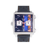 Montre d'occasion TAG HEUER monaco gulf cuir hmme - vue VD1