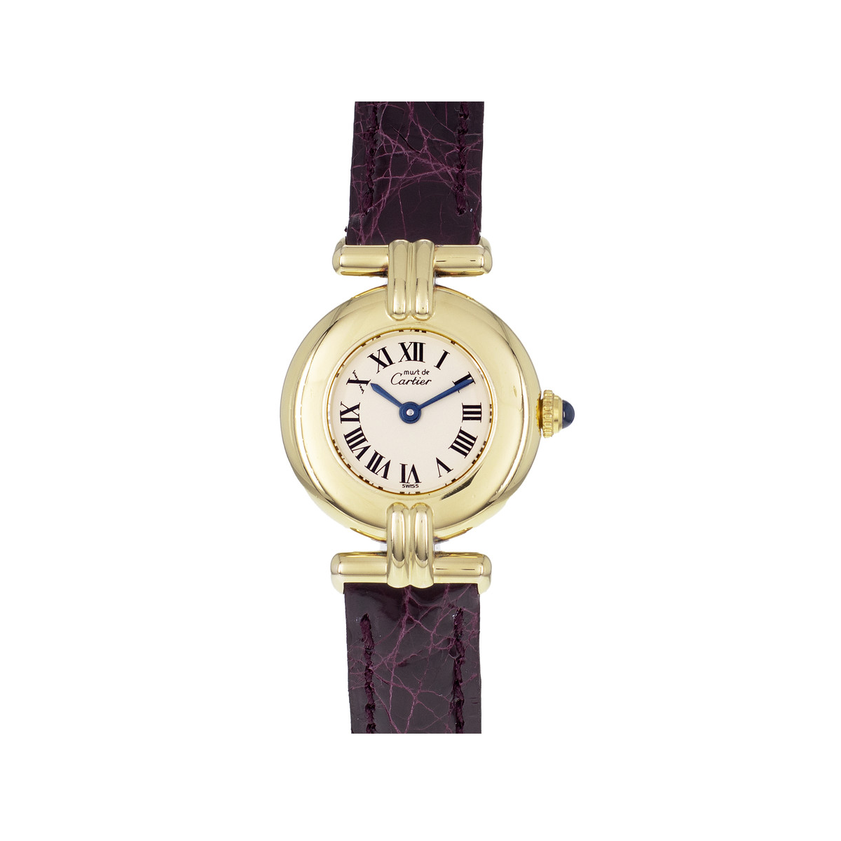 Montre d'occasion CARTIER must colysee acier femme - vue D1