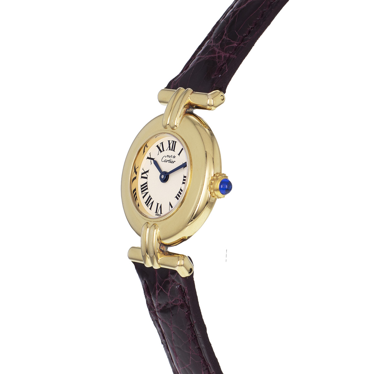 Montre d'occasion CARTIER must colysee acier femme - vue D2