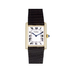 Montre d'occasion CARTIER tank femme - vue D1