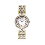 Montre d'occasion CARTIER panthere femme or jaune 750/1000 et acier - vue 1
