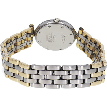 Montre d'occasion CARTIER panthere femme or jaune 750/1000 et acier