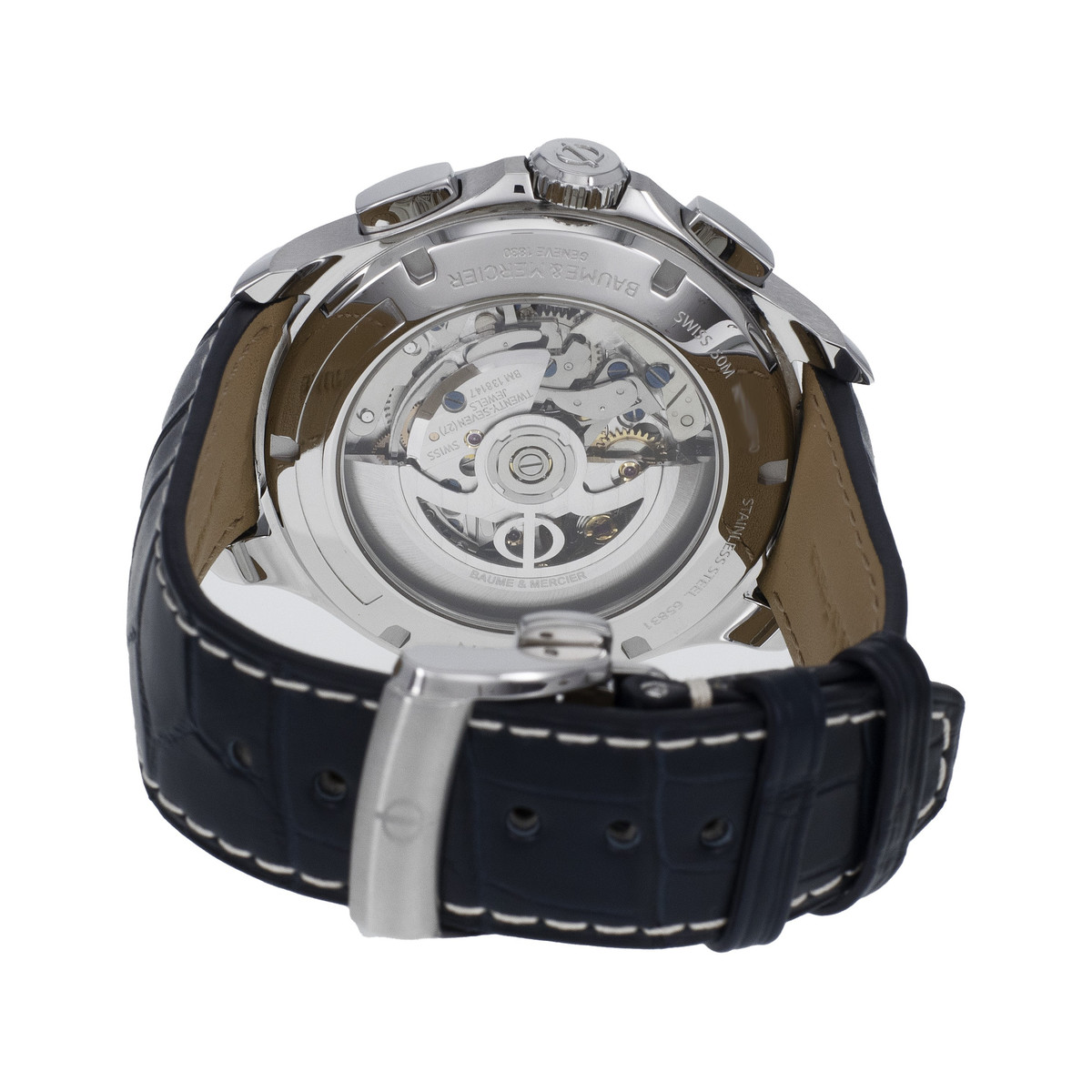 * Montre d'occasion BAUME & MERCIER clifton acier homme - vue 3