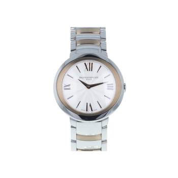 * Montre d'occasion BAUME & MERCIER promesse femme acier et plaqué or