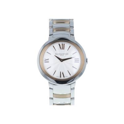 * Montre d'occasion BAUME & MERCIER promesse femme acier et plaqué or - vue 1