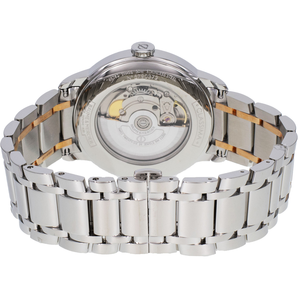 Montre d'occasion BAUME & MERCIER Classima homme automatique bracelet en acier - vue 3