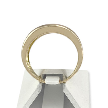 Bague d'occasion or 750 jaune et rhodié diamants