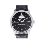 Montre d'occasion BAUME & MERCIER classima femme automatique bracelet cuir noir - vue 1