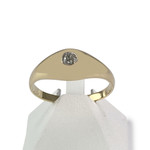Bague d'occasion or 750 jaune diamant - vue 1