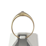 Bague d'occasion or 750 jaune diamant - vue 3
