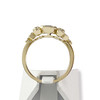 Bague d'occasion or 750 jaune saphir et diamants - vue V3