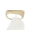 Bague d'occasion or 750 jaune diamants - vue V1