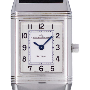 Montre d'occasion JAEGER reverso lady femme acier