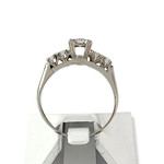 Bague d'occasion or 750 blanc diamants - vue 3