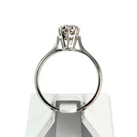 Bague d'occasion or 750 blanc diamants - vue 3