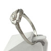 Bague d'occasion or 750 blanc diamants - vue V2