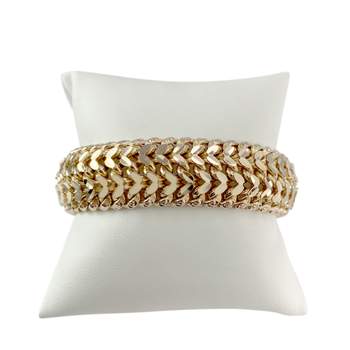 Bracelet d'occasion or 750 jaune 19 cm