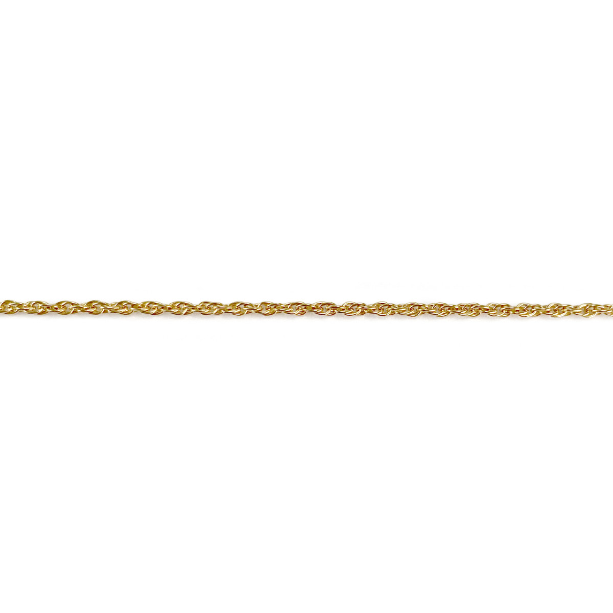 Collier d'occasion 2 ors 750 saphir diamants maille corde 40 cm - vue 3