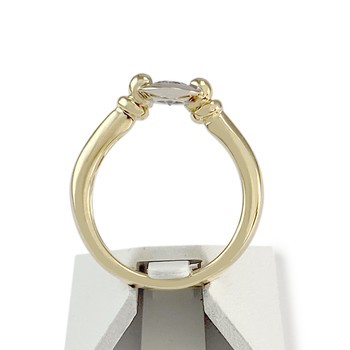 Bague d'occasion 2 ors 750 diamant