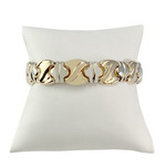 Bracelet d'occasion or 750 jaune et rhodié 70 mm - vue 1