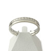 Bague d'occasion or 375 blanc diamants - vue V1