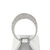 Bague d'occasion or 750 blanc diamants - vue V3