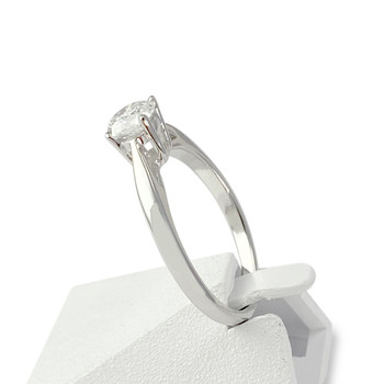 Solitaire d'occasion or 750 blanc diamant