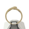 Solitaire d'occasion or 750 jaune diamant - vue V3