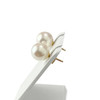 Boucles d'oreilles d'occasion or 750 jaune perles de culture - vue V2
