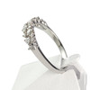 Bague d'occasion or 750 blanc diamants - vue V2