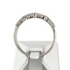 Bague d'occasion or 750 blanc diamants - vue V3