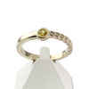 Bague GLAMIRA d'occasion or 750 blanc saphir jaune - vue V1