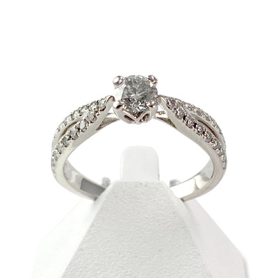 Bague GUERIN d'occasion or 750 blanc diamants MATY