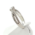 Bague GUERIN d'occasion or 750 blanc diamants - vue 2