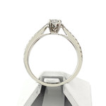 Bague GUERIN d'occasion or 750 blanc diamants - vue 3