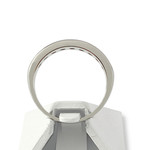 BAGUE d'occasion or 750 blanc diamants - vue 3