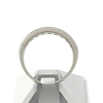 BAGUE d'occasion or 750 blanc diamants