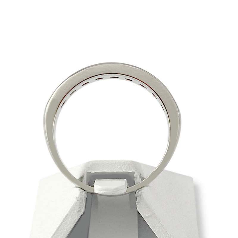 BAGUE d'occasion or 750 blanc diamants - vue 3