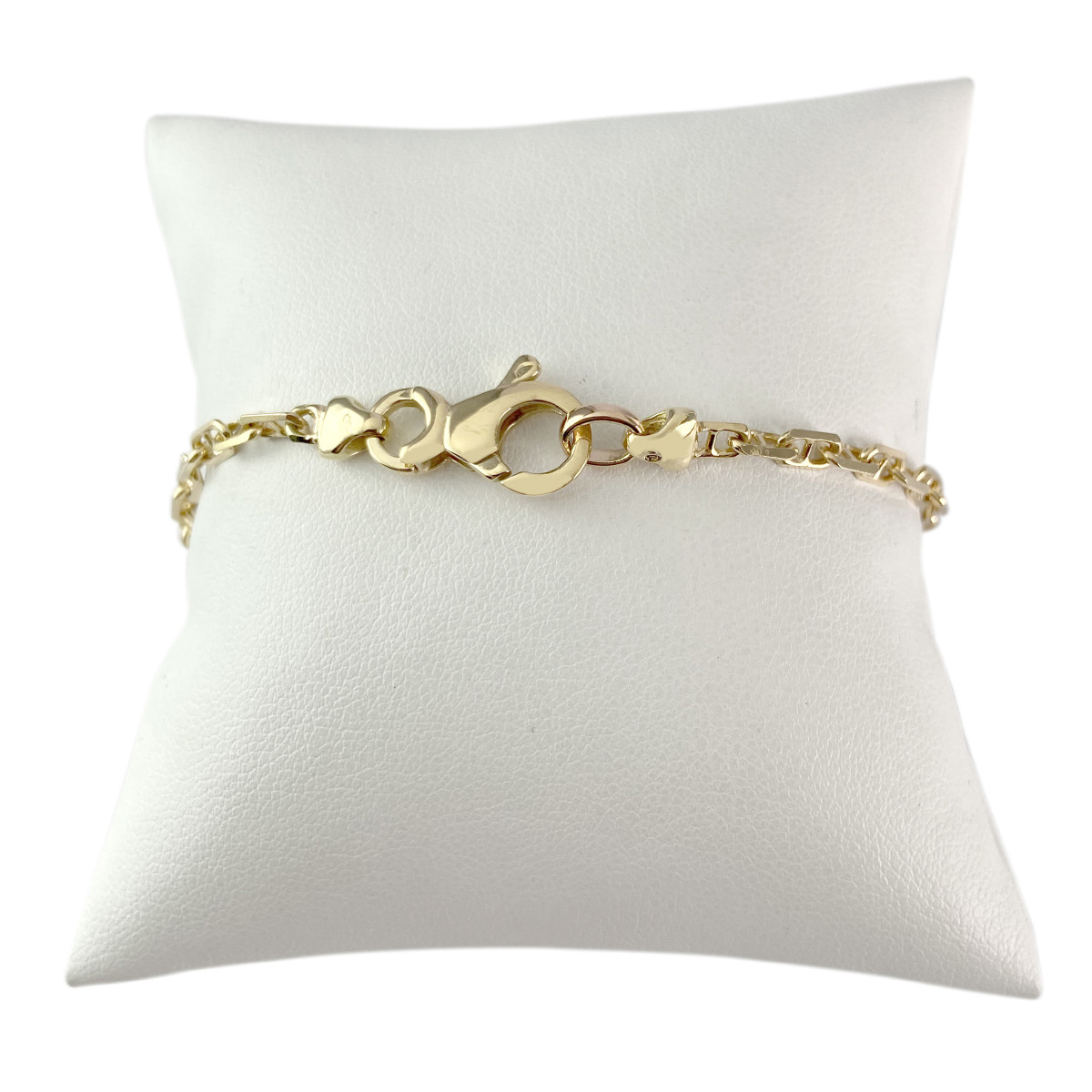 Bracelet d'occasion or 750 jaune maille marine - vue 2