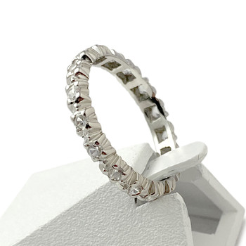 Bague d'occasion or 750 blanc diamants